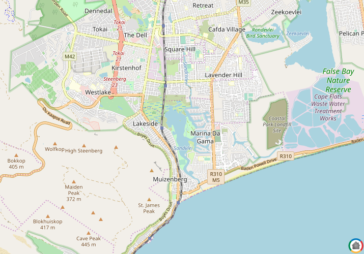 Map location of Marina da Gama